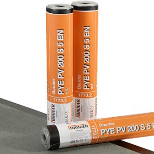 Bauder PYE PV 200 S5 EN – Ελαστομερής Μεμβράνη Στεγανοποίησης για Τελική Στρώση