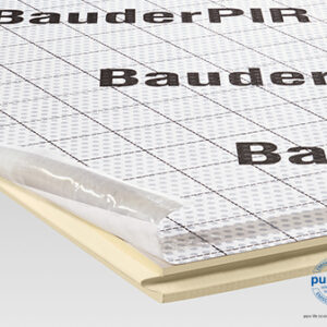 BauderPIR AZS – Συμπληρωματικό Πάνελ Πολυουρεθάνης για Μικτά Συστήματα Μόνωσης Κεραμοσκεπής (50 mm)
